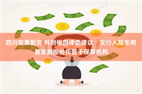 四川股票配资 科创板自律委建议：发行人股东将首发前股份托管于保荐机构