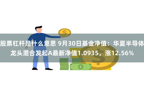 股票杠杆是什么意思 9月30日基金净值：华夏半导体龙头混合发起A最新净值1.0935，涨12.56%