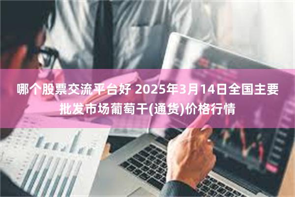 哪个股票交流平台好 2025年3月14日全国主要批发市场葡萄干(通货)价格行情